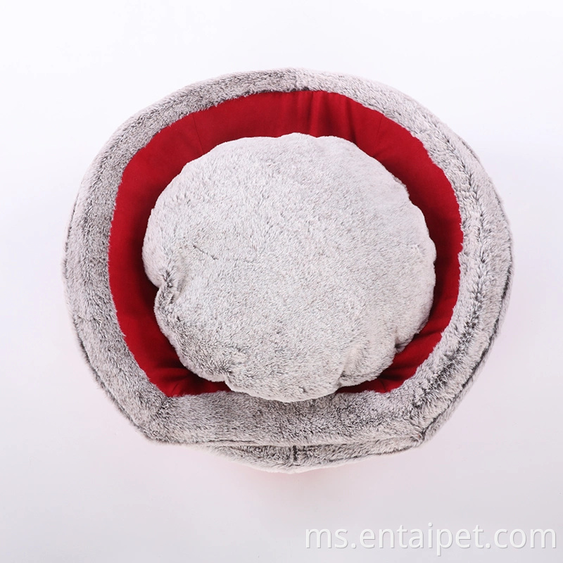 Katil Bahan Bahan Suede Jeruk Berkualiti Tinggi untuk Kucing